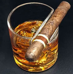 Whiskey and Cigar Glass