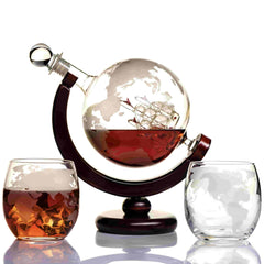 Whiskey Globe Decanter (28 Ounce)